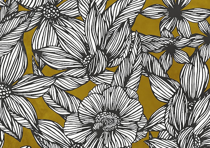 Ted Baker Velvet Vietnam, Gold - Roman Blind - Image 7